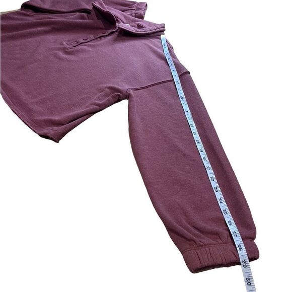 SO fleece cropped, lounge life polo, size large - Picture 10 of 13